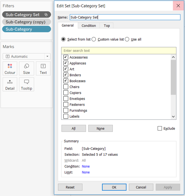 Removing values from quick filters using Tableau's Order of Operations